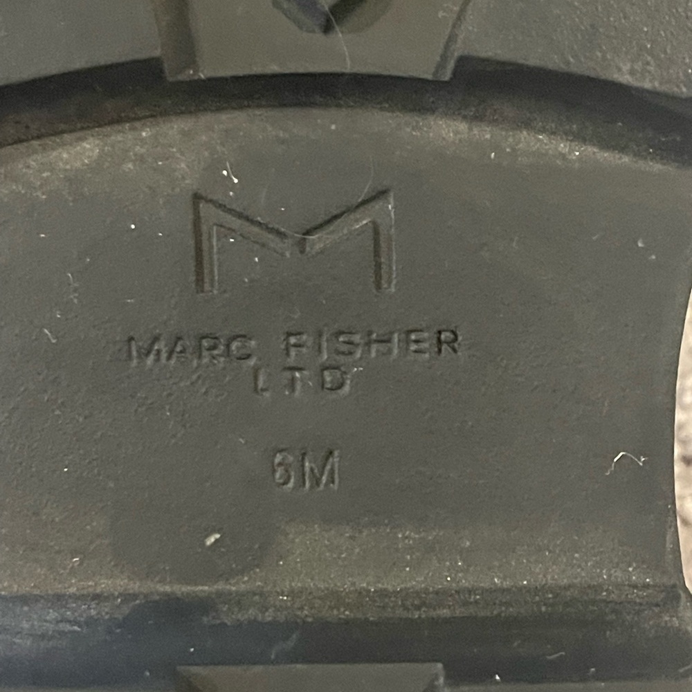 Marc Fisher Trisca Loafers, Olive Green, Leather, Metal Accent, Lug Sole, Sz. 6M - Picture 7 of 15